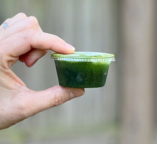Wheatgrass Juice - FIVE 2oz servings (frozen)
